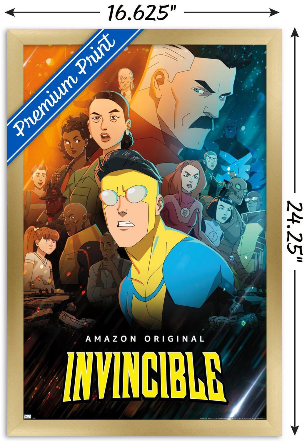 Invincible - Group One Sheet Wall Poster