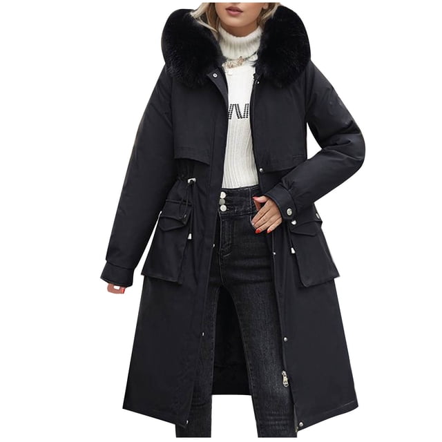 Birdeem Veste en Coton à Manches Longues pour Femmes Automne et Hiver
