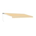 thumbnail image 4 of ALEKO Retractable Home Patio Canopy Awning 10x8 ft, Ivory Color, 4 of 12