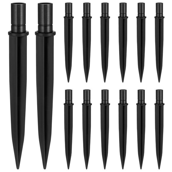 SHISUYAN 20 Pcs Piquet de Sol en Plastique Résistant à la Rouille pour Éclairage Paysager Piquet de Sol