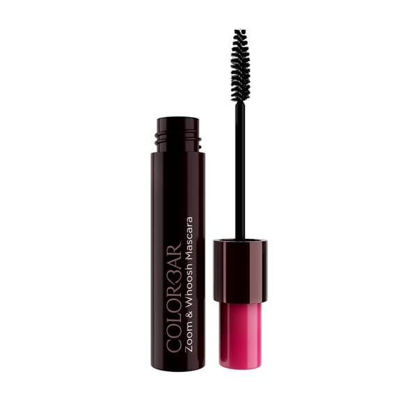 Colorbar Zoom Whoosh Mascara, Mascara Hydrofuge, 001 Black Sin, 9 ml