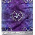 thumbnail image 1 of Soimoi Polyester Crepe Fabric Leaves,Floral & Galaxy Texture Decor Fabric Printed Yard 52 Inch Wide, 1 of 3