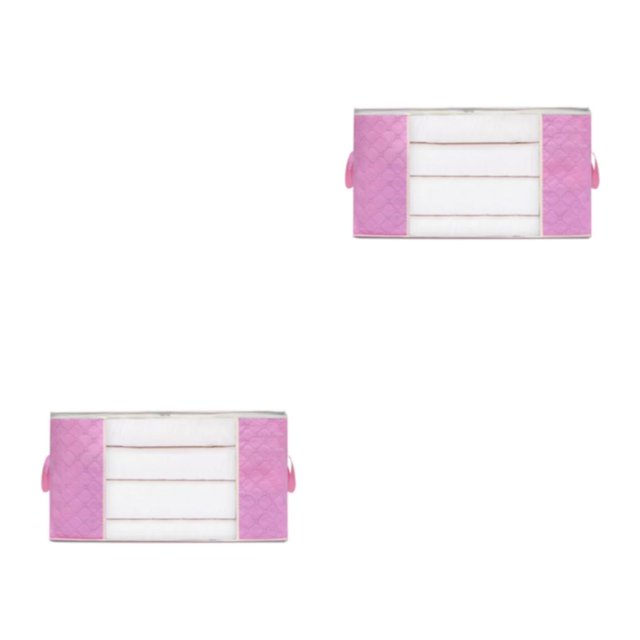 Maytalsory Ranger Efficacement et Vêtements avec Sac de Rangement Robuste et Durable Rose M 2Set