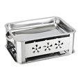 thumbnail image 1 of S SERENABLE Gril, Portable Léger Simple pour Cuisson en Plein Air Camping Randonnée Pique-Niques 40x30cm Respirant, 1 of 9