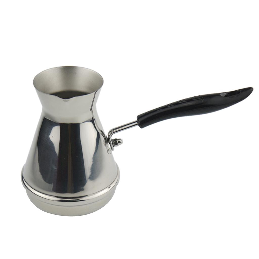 yuksok Carafe à Café Turc, Pot à Café Turc en Acier Inoxydable Cezve, 850 ml