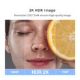 thumbnail image 2 of Webcam QHD 2K HDR 30FPS Webcam Autofocus 1080P 60FPS Web Camera With Noise-cancelling Mics And Privacy Cover For Live, 2 of 7