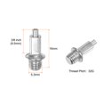 thumbnail image 2 of Unique Bargains Track Spikes 3/8 Inch Alloy Steel Replacement for Track Shoes, Silver Tone, 10 Pieces, 2 of 5