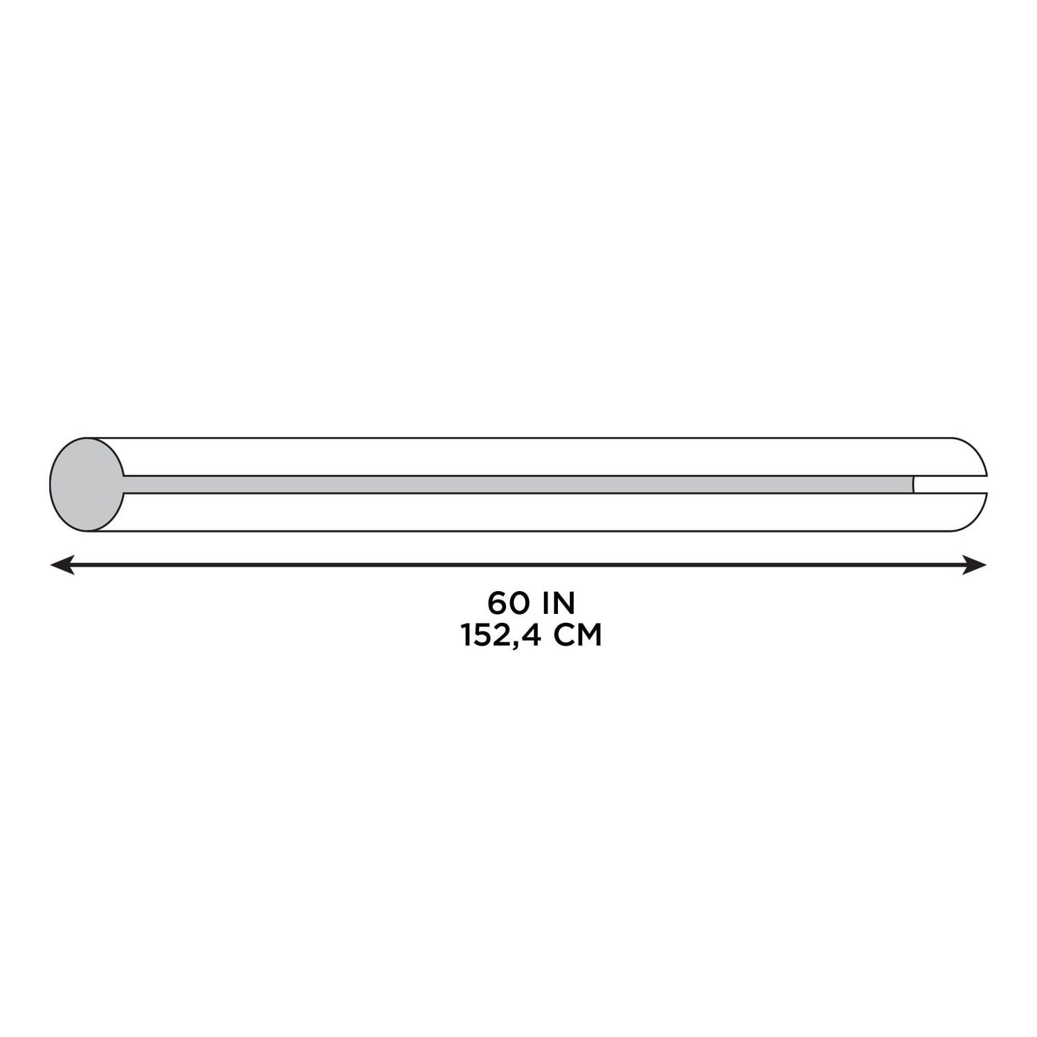 Plastic Shower Curtain Rod Cover, Up to 60"