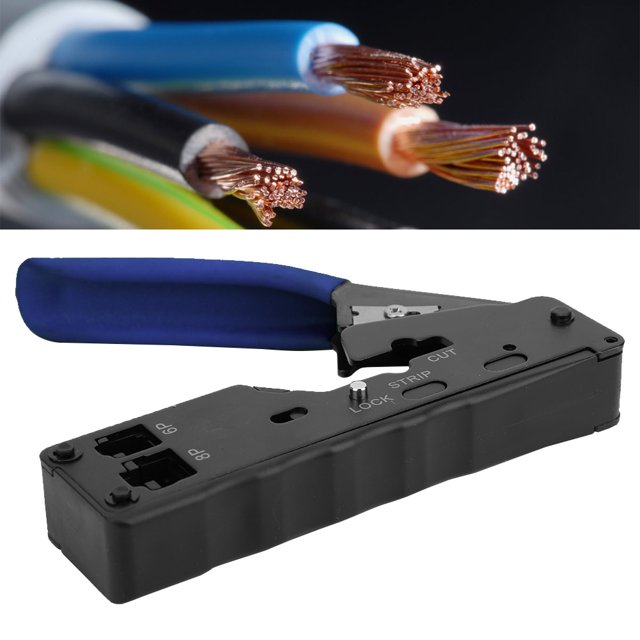 Durable Multifonctions Mat Poignée Antidérapante Fil Compact Décapant, Crimper, pour le Décapage 6P Tête de Téléphone