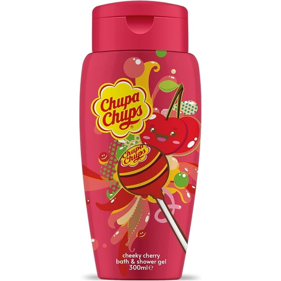 Chupa Chups Cheeky Cherry Bath and Shower Gel, Cherry Fragrance, 300ml
