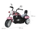 thumbnail image 5 of Freddo Kids Chopper-Style 6V Ride-On Trike, 3–6 Years, 3 mph, LED Lights, 66 lb Max, 5 of 5