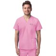 thumbnail image 1 of Sivvan Unisex V-Neck 3 Pocket Scrub Top (Available in 15 Colors), 1 of 7