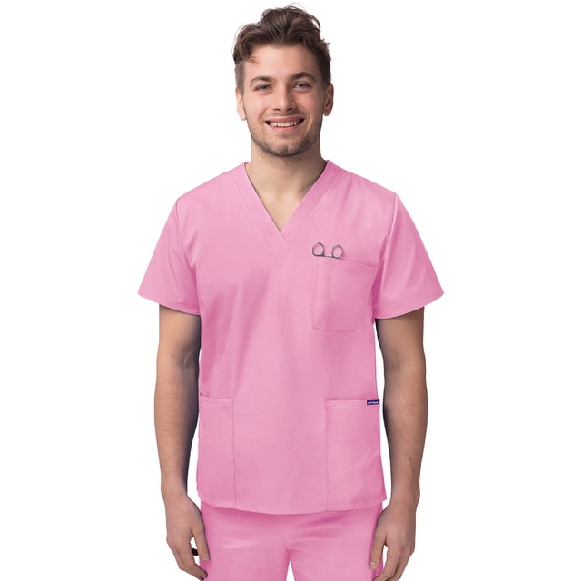 Sivvan Unisex V-Neck 3 Pocket Scrub Top (Available in 15 Colors)
