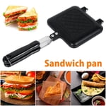 POINTERTECK Sandwich Toaster Maker Grill Petit déjeuner Camping Stoe Inox toaster Aluminium Cool Touch Poignée adaptée à la fabrication de sandwichs Panini