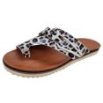 thumbnail image 2 of Sandales Brunes Femmes Confortables Nouveau Style Sandales Plates Confortables Semelle Antidérapante Chaussures d'Été de Plage pour Dames Sandales Rouges pour Femmes Élégantes en Liquidation, 2 of 9