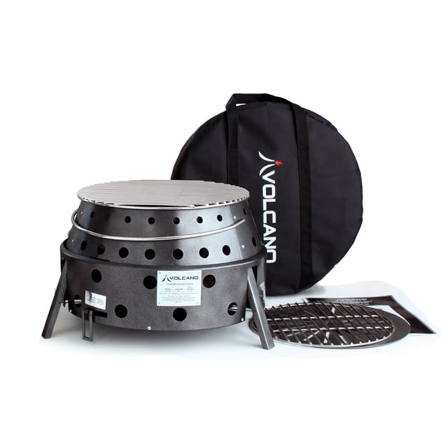 Volcano Grills 20-200 2 Réchaud Pliable au Charbon et au Bois Volcano 2 Gril