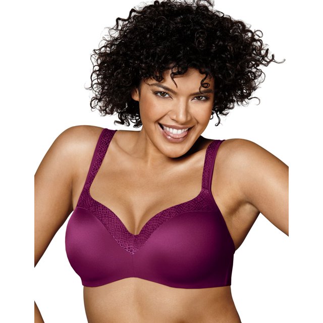 Playtex Womens Secrets Body Revelation Underwire Bra, 36D, Magenta Jam