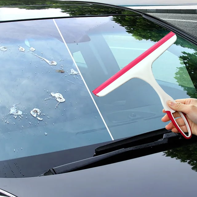 LSLJS Household Glass Scraper Car Glass Cleaner Window Cleaning Floor Tile Wall Cleaning Brush Wiper