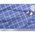 thumbnail image 2 of Soimoi Poly Georgette Fabric Diagonal Check Printed Craft Fabric by The Yard 42 Inch Wide, 2 of 5