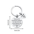 thumbnail image 4 of Estbridge Inspired Keychain Encouragement Keychain Motivational Keychains Bulk Thank You Keychains with Inspirational Quotes Team Gifts Appreciation Gifts for Friend Teacher Coworkers, 4 of 4
