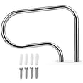 thumbnail image 1 of Costway Swimming Pool Hand Rail Stainless Steel Ladder Handrail Stair Rail w/ Base Plate, 1 of 9