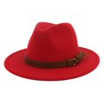 thumbnail image 1 of Fedora Chapeau Ajustable Respirant en Feutre Style Vintage pour Hommes Randonnée, 1 of 9