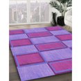thumbnail image 3 of Ahgly Tapis Rectangulaire Lavable en Machine Intérieur Transitionnel Mimosa Violet, 2 Pieds x 3 Pieds, 3 of 7