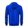 thumbnail image 5 of Men's Solid Color Cargo Hooded Jacket with Multiple Pockets, Raglan Long Sleeve, Breathable Nylon Spandex for Sports Training and Casual Outdoor Wear, 5 of 5