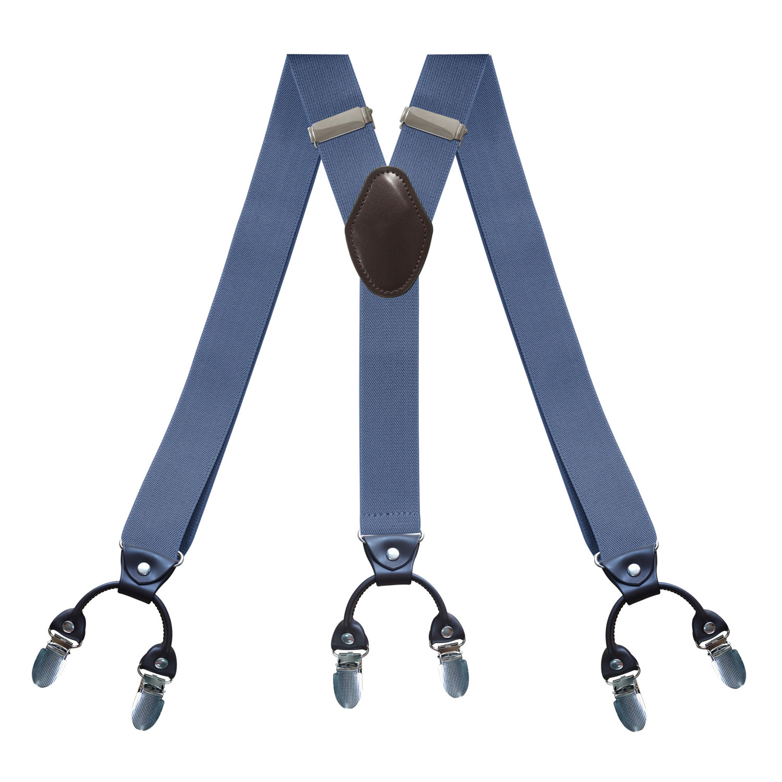 CSChome Men Suspenders Men Suspenders Adjustable Quick Release Wear-Resistant Non-Slip with Heavy-Duty Clips Multipurpose Polyester Men Y-Back