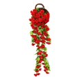 thumbnail image 2 of Faux Silk Hanging Vine Garland with Roses for Wall Wedding Decor, 1 Bouquet, 2 of 6