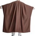 thumbnail image 4 of RXIRUCGD Men's Muslim Robe Arab Middle Robe Long Style Sleeve Long Shirt Fashion Casual Robe, Coffee, Size: L, 4 of 9