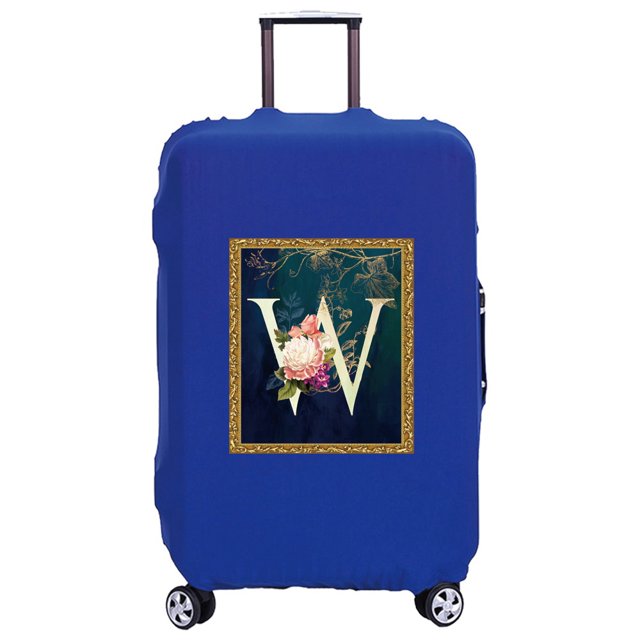 Nouvelles Housses de Valise de Voyage Housses Protectrices Anti-Rayures Housse Anti-Poussière Réutilisable Housse Anti-Poussière Série Motif Floral 8flowerW L