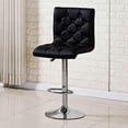 thumbnail image 1 of Heavenly Collection Black Leather Adjustable Stool, 1 of 6