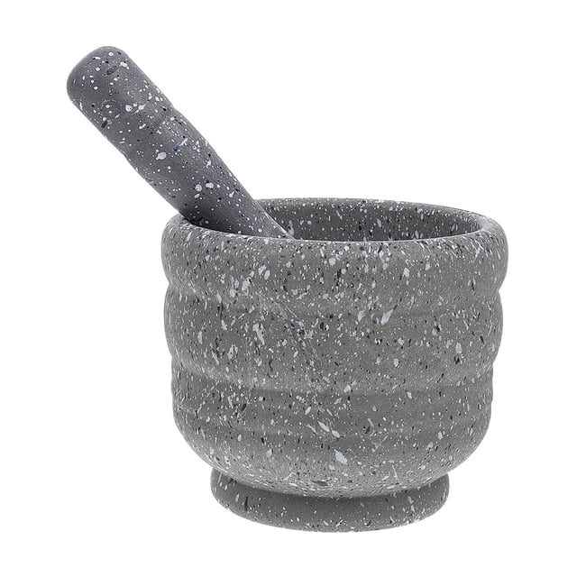SHISUYAN Garlic Masher Made of Durable Plastic for Home Use Ergonomic Design Grey Color Fits Most Kitchens 1 Set