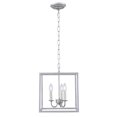 thumbnail image 1 of Living District LD6105D12S Eclipse 3 Light Vintage Sliver Pendant, 1 of 4