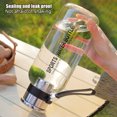 thumbnail image 3 of High Borosilicate Glass Water Bottle Wide Mouth BPA Free Food Grade Heat-Resistant Leakproof Drinking Kettle Water Container with Lid, 3 of 8