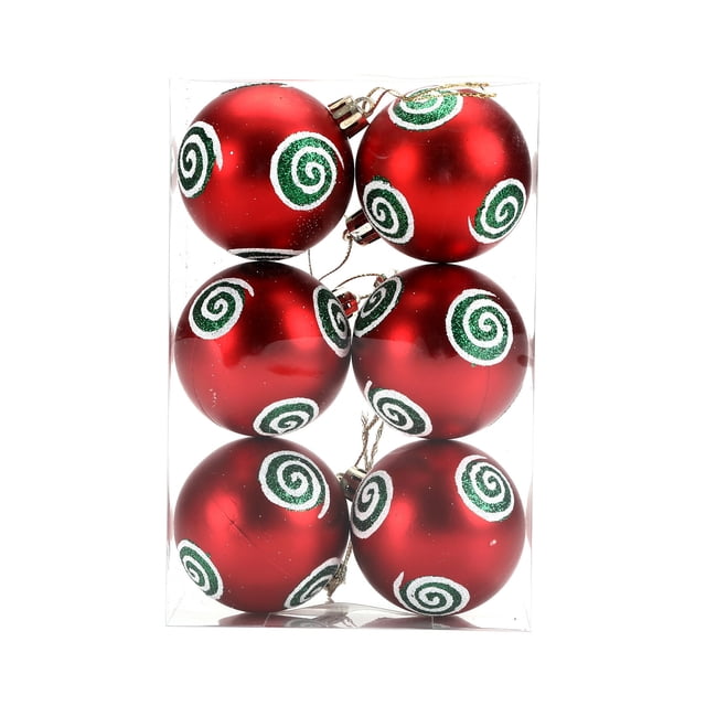 LSLJS Christmas Ball Ornaments Christmas Tree Decorations Ornament Set Shatterproof Ball Ornaments Hanging Decor for Party Tree Decoration Christmas Balls