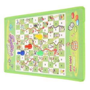 Snake and Ladders Game, Interactive Board Game Set Educational Kids Children Toys Interesting Board Game Set