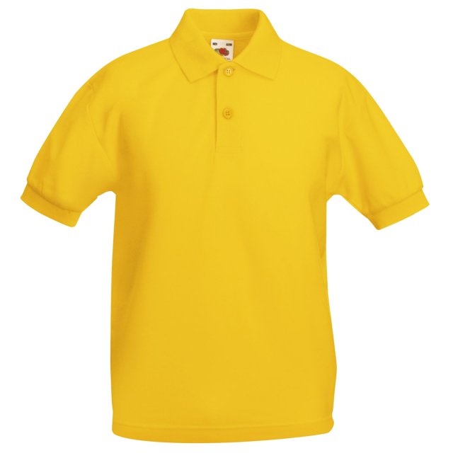 Fruit Of The Loom Polo en Piqué 65/35 pour Garçons/filles (Lot de 2)