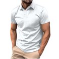 thumbnail image 1 of cfhntfmh Golf Shirts for Men Summer Short Sleeve Button up Tennis Shirts Plus Sizecollared Athletic Tees, 1 of 6