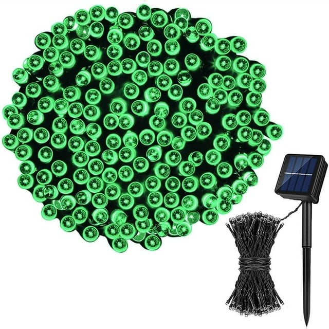 Outdoor Christmas Decoration LED Solar Lamp String All Over 8-Function Festival Garden Decoration 12M100 Lamp