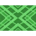 thumbnail image 1 of Ahgly Company Tapis d'Intérieur Lavables en Machine Rectangle Transitionnel Vert Néon, 8' x 12', 1 of 7