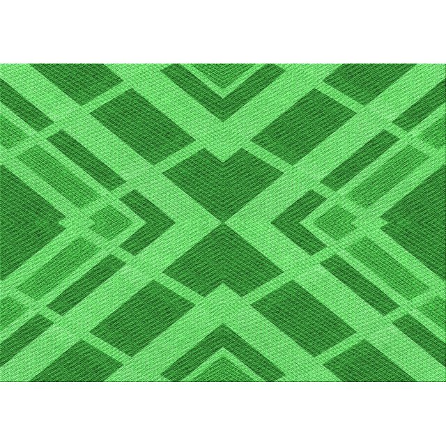 Ahgly Company Tapis d'Intérieur Lavables en Machine Rectangle Transitionnel Vert Néon, 8' x 12'