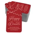 thumbnail image 1 of Inkdotpot 100 Pack Real Rose Gold Foil Paper Tags Happy Diwali Favor Hang Tag, 1 of 6
