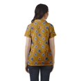 thumbnail image 4 of Moomaya Chemise Tunique Style Enveloppant pour Femmes en Coton Décontracté Col Classique Boutonné, 4 of 6