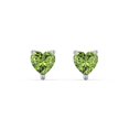 thumbnail image 1 of Heart Birthstone Stud Earrings, 1 of 4