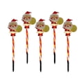 thumbnail image 2 of 5-Pack Solar Powered Christmas Lights LED Waterproof Outdoor Holiday Decorations | Warm White Reindeer Santa Snowflake Tree Shapes | Easy Install Patio Garden Yard Lighting, 2 of 6