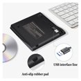thumbnail image 2 of Disque Dur Externe USB 3.0 DVD Portable CD DVD RW Lecteur Optique Compatible Ordinateur Portable de Bureau, Facile à Installer, 2 of 5