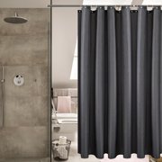 Fabric Shower Curtain Liner  White Polyester Fabric Shower Curtain Liners Bathroom Shower Curtains  Water Proof  Hotel Quality 200*180 CM