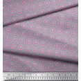 thumbnail image 2 of Soimoi Moss Georgette Fabric Flower Artistic Decor Fabric Printed Yard 42 Inch Wide, 2 of 3
